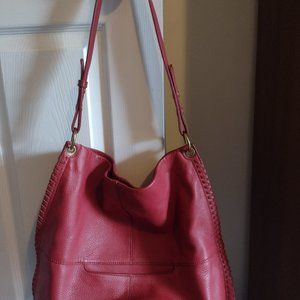 HOBO Leather Purse, Red